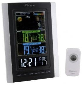 Enzo Chacon Wetterstation mit kabellosem Außensensor + Barometer – 8150185