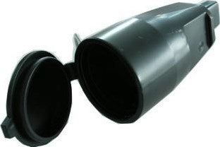 Enzo Contra-Steckerstiftkabel aus schwarzem PVC - 6185800