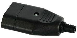 Enzo Contra Schwachstromstecker schwarz 6141510