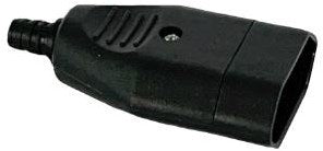 Enzo Contra Schwachstromstecker schwarz 6141510