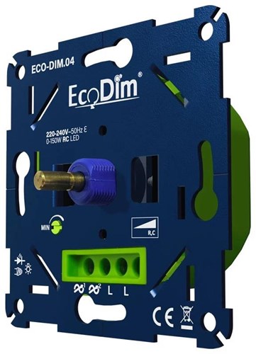 Enzo ecodim LED-Dimmer 0-150 W Phasenabschaltung – eingebaut – eco-dim.04 – 4355410