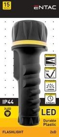 Enzo Entac LED-Taschenlampe Kunststoff 2xd 5700140