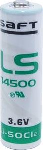 SAFT LI-SOCL2 LS14500 CFG 3,6 V AA Batterie 2.6AH