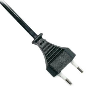 Enzo Eurokabel 2x0,75 schwarz 2 Meter 1065520