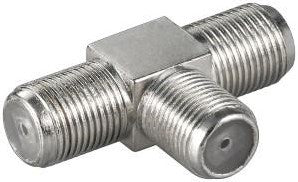 Enzo F-Stecker T-Stück 3xBuchse 2097752