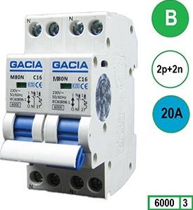Enzo Gacia Herd Automatik 2 x 20a B Wagen 2p Gacia – 4517798