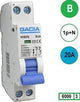 Enzo Gacia Installationsautomat 20a. B-Wagen 2p Gacia – 4517812
