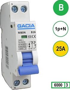 Enzo Gacia Installationsmaschine 25a B Kar 2P Gacia - 4517814
