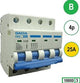 Enzo Gacia Installationsautomat 25a. B-Wagen 4p Gacia – 4517824