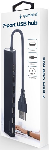 Enzo gembird 7-Port USB-Hub mit Netzteil 9510510