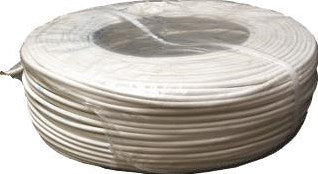 Enzo-Kabel oval flach 2x0,75 qmm Farbe weiß - 1227000