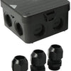 Enzo Kabelbox Attema AK1 | + 3 Kabelverschraubungen M25 IP65 schwarz - 4034023