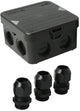 Enzo Kabelbox Attema AK1 | + 3 Kabelverschraubungen M25 IP65 schwarz - 4034023