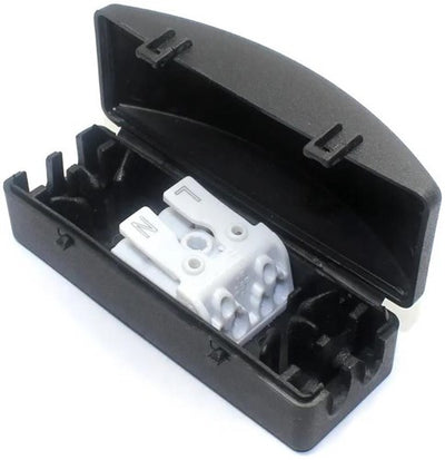 Enzo-Kabelkupplung | IP20 schwarz mit 2-poligem Stecker – 4016560