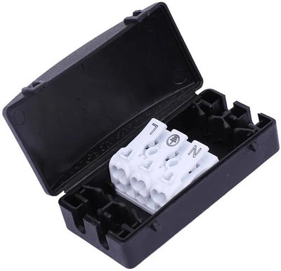 Enzo-Kabelkupplung | IP20 schwarz mit 3-poligem Stecker – 4016570