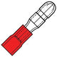 Enzo Kabelschuh Rundstecker Stecker rot 4mm - 4433060