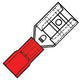 Enzo Kabelschuh Flachstecker Buchse rot 6,3x0,8mm - 4433020