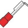 Enzo Kabelschuh Flachstecker Stecker+Buchse rot 6,3x0,8mm - 4433040