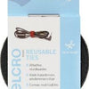 Enzo Klettband, schwarze Rolle, 5 Meter lang, 10 mm breit, 4100250