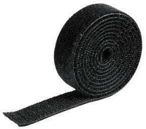 Enzo Klettband, schwarze Rolle, 5 Meter lang, 10 mm breit, 4100250