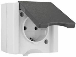 Enzo Kopp SWD Aufputzsteckdose RA Single 4628100