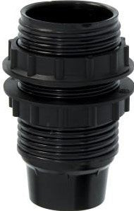 Enzo Lampenfassung E14 mit 2x Ring schwarz - 6042260