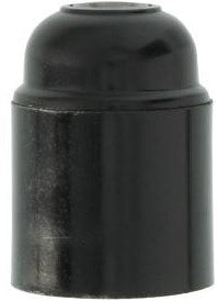 Enzo Lampenfassung E27 glatt schwarz - 6042700