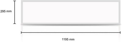 Enzo LED-Hintergrundbeleuchtungspanel | weiß | 120x30cm | 40w | 4000lm cct dimmbar – 5016232