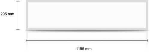 Enzo LED-Hintergrundbeleuchtungspanel | weiß | 120x30cm | 40w | 4000lm cct dimmbar – 5016232