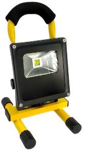 Enzo LED-Bauleuchte 10W wiederaufladbar auf Stativ 4000K IP65 - 5017682