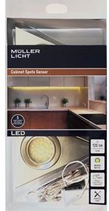 Enzo LED-Dreiecksstrahler-Set a3 | 7,5 W | IR-Sensor | 3000k | Geschichte Stahl - 5018355