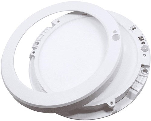 Enzo LED-Panel-Downlight | weiß | 10-18w | 3000k | dimmbar + IR-Sensor | einstellbar 10-15-18w | Durchmesser 220 mm – LED2580