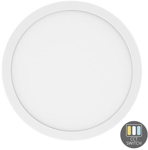 Enzo LED-Panel-Downlight | weiß | 6-18w | Tri-White + HF-Sensor | cct 3000-4000-6000k | 6-12-18w | Durchmesser 230 mm – LED2570