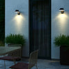 Enzo LED-Solar-Wandleuchte | Justina 5 W 3000 K Schwarz IP44 – 4802824