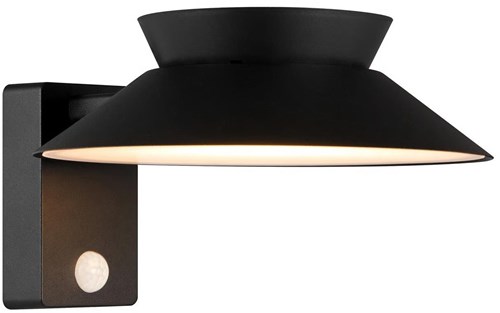 Enzo LED-Solar-Wandleuchte | Justina 5 W 3000 K Schwarz IP44 – 4802824