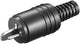 Enzo Lautsprecherstecker mit Schraube schwarz 7094755
