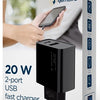 Enzo Mobilize USB-Autoladegerät 3100 mA weiß Dual 9540150