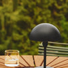 Enzo wiederaufladbare Tischlampe | ellen to-go 25cm schwarz - 4808196