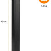 Enzo-Pfostenleuchte | schwarz | 80cm | quadratisch | 12W LED | IP44 3000k | Smartwares ool-50018 – a5019000