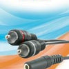 Enzo Pro-1 Audio 3,5 Counter Stereo ->2 Tulip Male 20cm 9201400