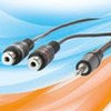 Enzo Pro-1 Audio 3,5 Klinke Stereo ->2 Tulpen weiblich 20cm 9201500