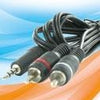 Enzo Pro-1 Audio 3,5 Klinke Stereo ->2 Tulip Male 5 Meter 9201805