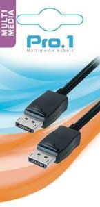 Enzo Pro-1 Displayport 20-Pin Stecker auf Stecker 2,0 Meter – 9286020