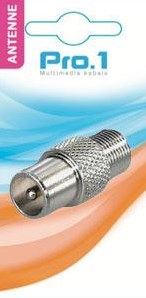Enzo pro-1 F-Stecker weiblich ->Koax männlich 9297749