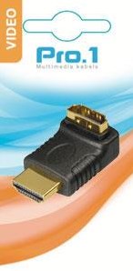 Enzo pro-1 HDMI-Adapter abgewinkelt männlich->weiblich 9284020