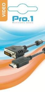 Enzo pro-1 HDMI-Kabel HDMI auf DVI 18+1 Stecker 2 Meter – 9280700