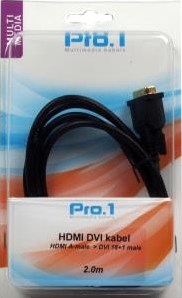 Enzo pro-1 HDMI-Kabel HDMI auf DVI 18+1 Stecker 2 Meter – 9280700