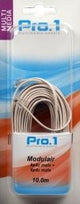 Enzo pro-1 modular 6p4c bis 6p4c weiß 10 Meter - 9297030