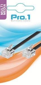 Enzo pro-1 modular 6p4c bis 6p4c schwarz 10,0 Meter – 9297032