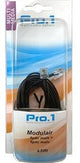 Enzo pro-1 modular 6p4c bis 6p4c schwarz 6,0 Meter 9297025